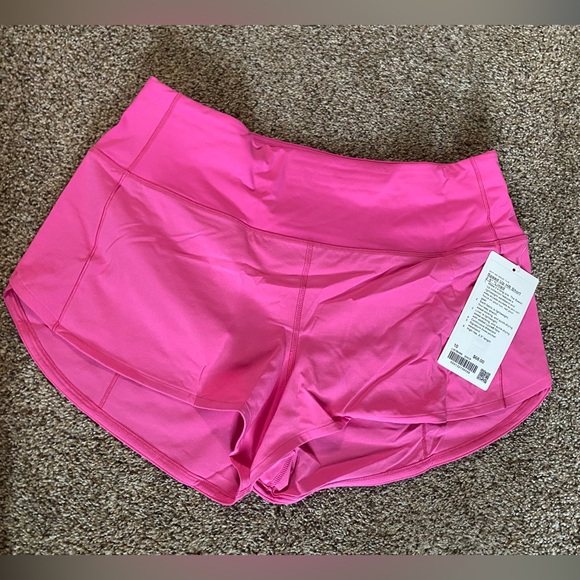 Lululemon NWT size 10 Speed Up HR Short 2.5” *Lined - Picture 2 of 6